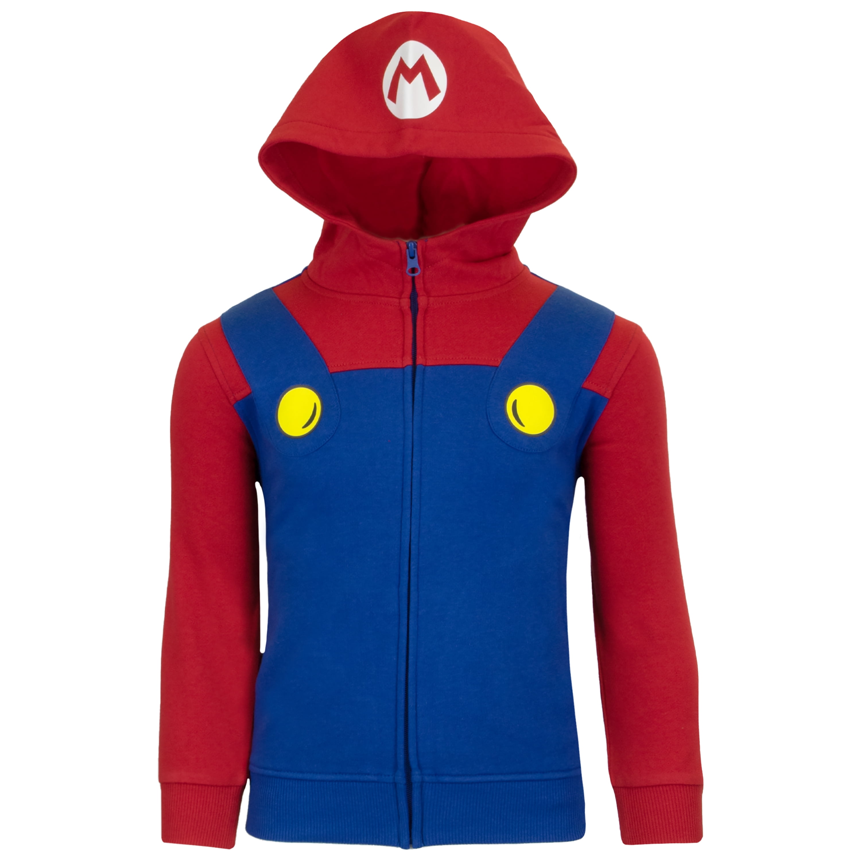 Boy's Nintendo Super Mario Bros Character Guide Pull Over Hoodie