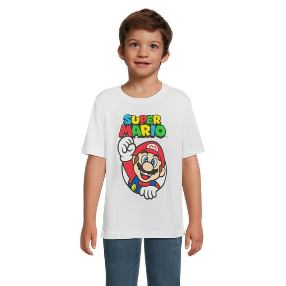 Nintendo Super Mario Bros. Boys Tee, Sizes 4-18