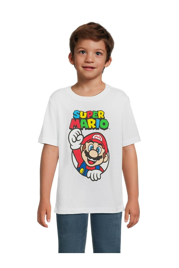 Nintendo Super Mario Bros. Boys Tee, Sizes 4-18
