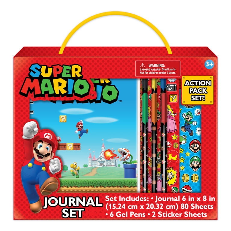 Nintendo Super Mario Bros. Journal Set, 9 Pieces - Walmart.com