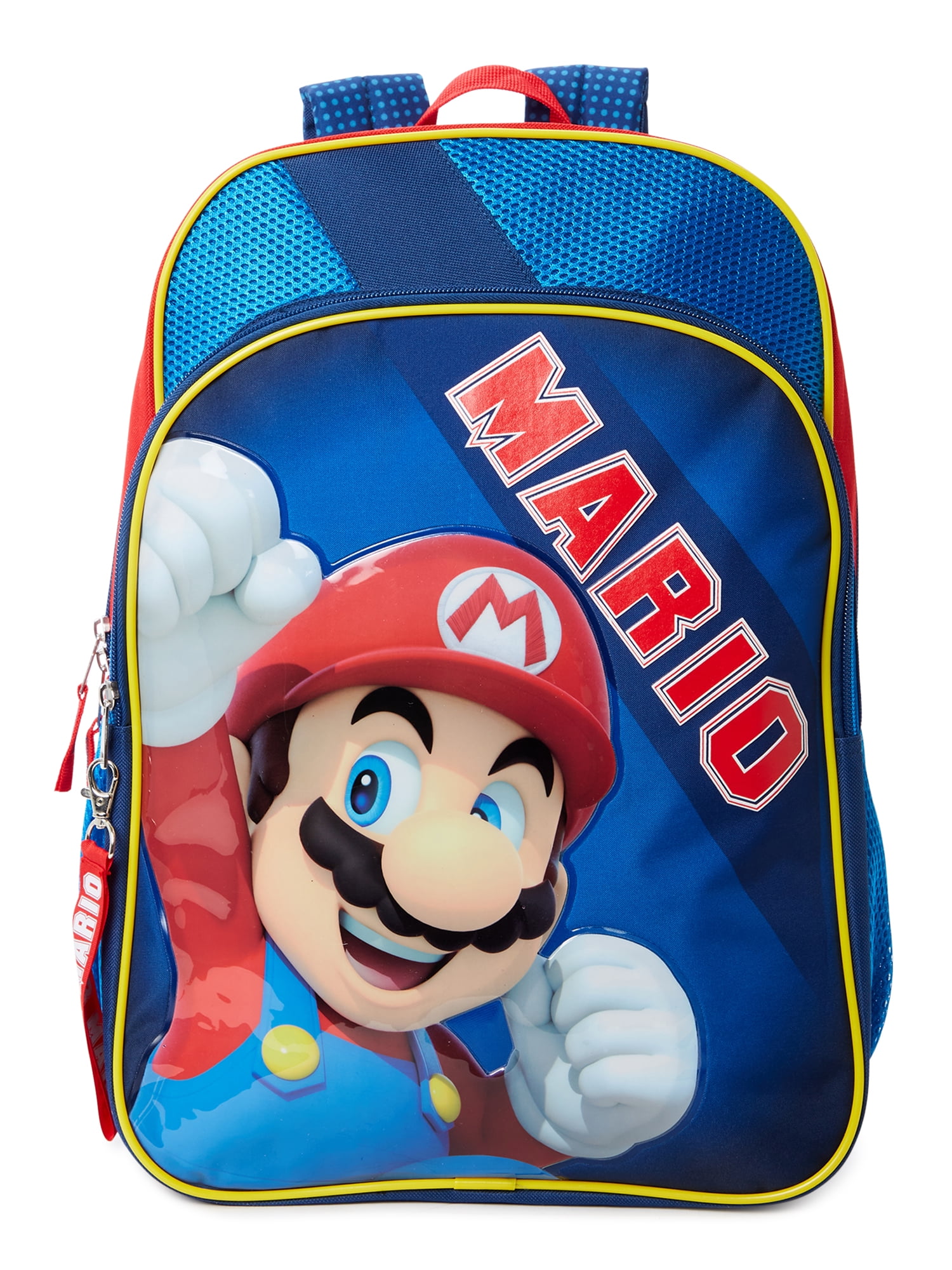 bod Fotoelektrisch Met andere woorden Nintendo Super Mario Bros. Kids' Backpack Blue Red - Walmart.com