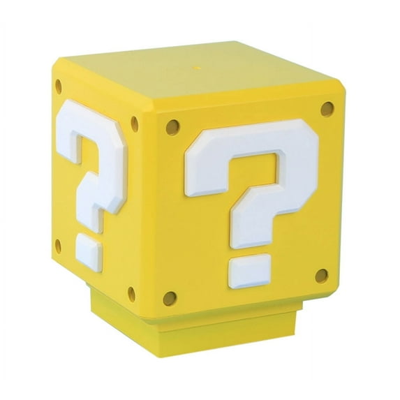 Nintendo Super Mario Bros. Mini Question Block Light Officially Licensed Video Game Decor