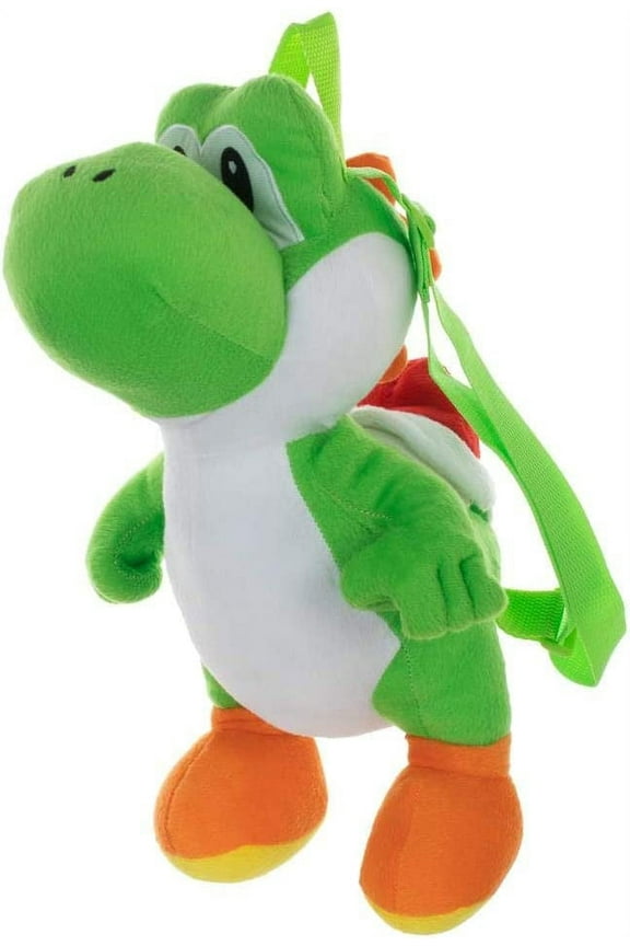 Nintendo Super Mario Bros Yoshi 3D Plush Character Backpack