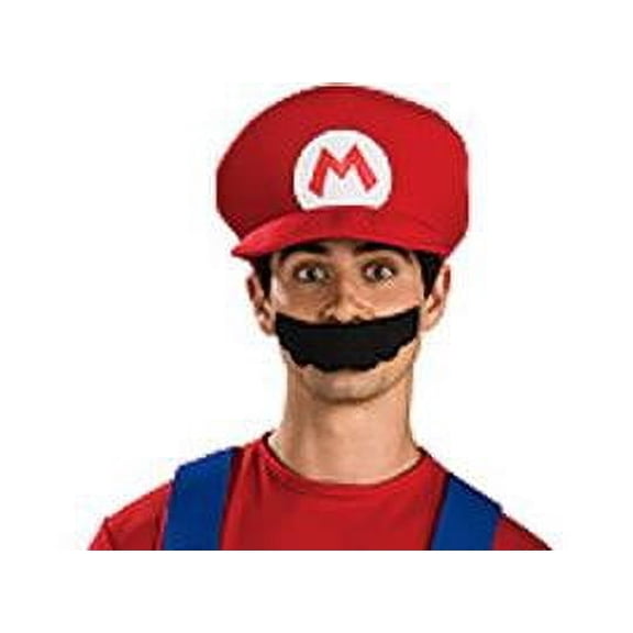 Nintendo Super Mario Brothers Adult Costume Red M Hat
