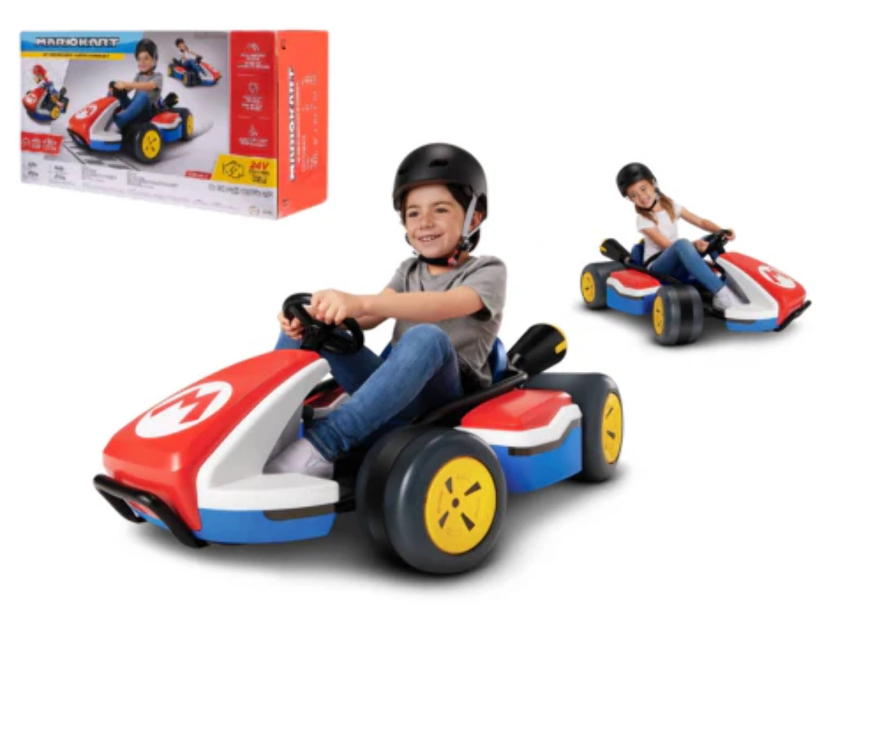 Nintendo Super Mario Kart 24 Volt 3Speed Drifting Rideon 8 MPH Read
