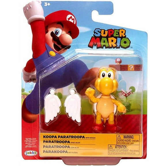 Koopa Paratroopa with Wings Super Mario 4" Nintendo Action Figure