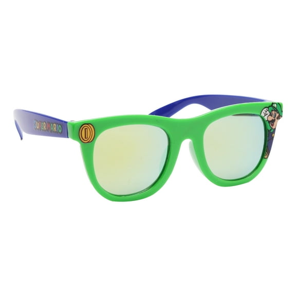 Nintendo Super Mario Luigi Kids Classic Sunglasses Green