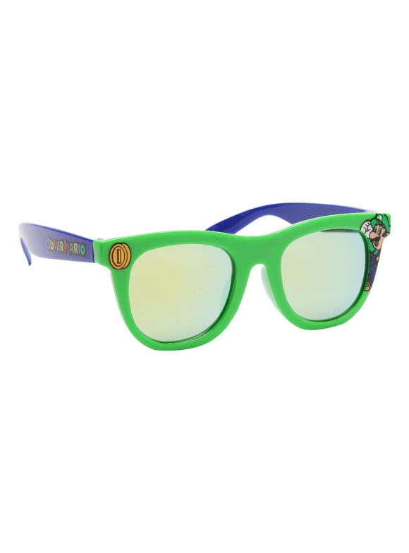 Nintendo Super Mario Luigi Kids Classic Sunglasses Green