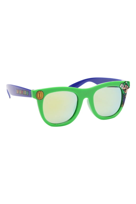 Nintendo Super Mario Luigi Kids Classic Sunglasses Green