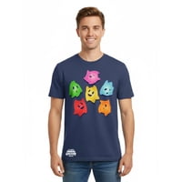 Nintendo Super Mario Lumas Around Men's Graphic Tee (Navy)