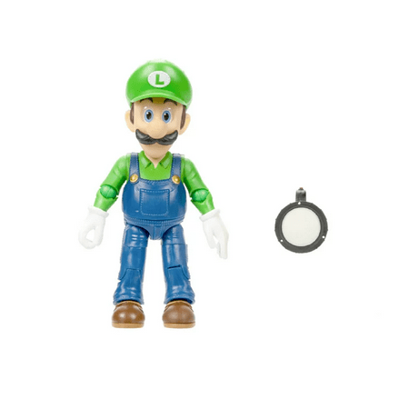 Super Mario Movie 5" Luigi Action Figure with Flash Light Accessory