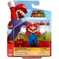 thumbnail image 1 of Nintendo Super Mario Raccoon Mario With Super Leaf Action Figure Set, 1 of 9