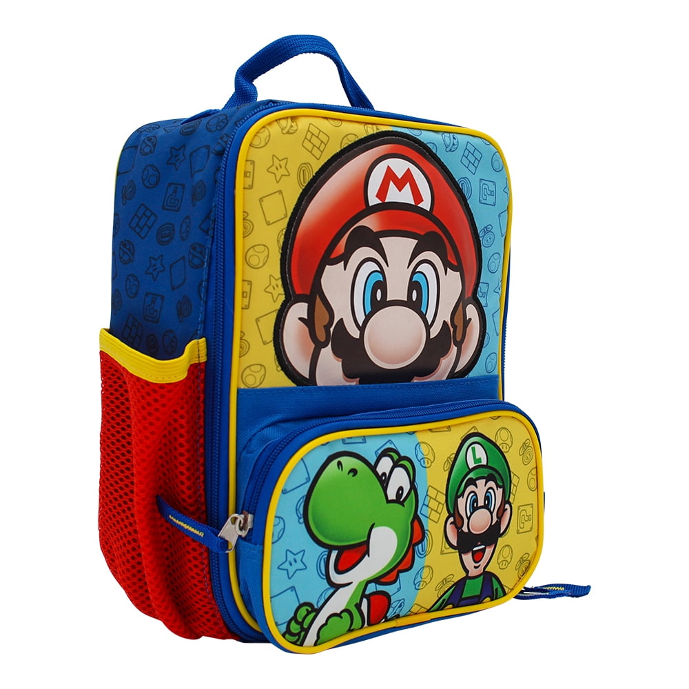 Super Mario 3D Satin Panel Lunch Bag