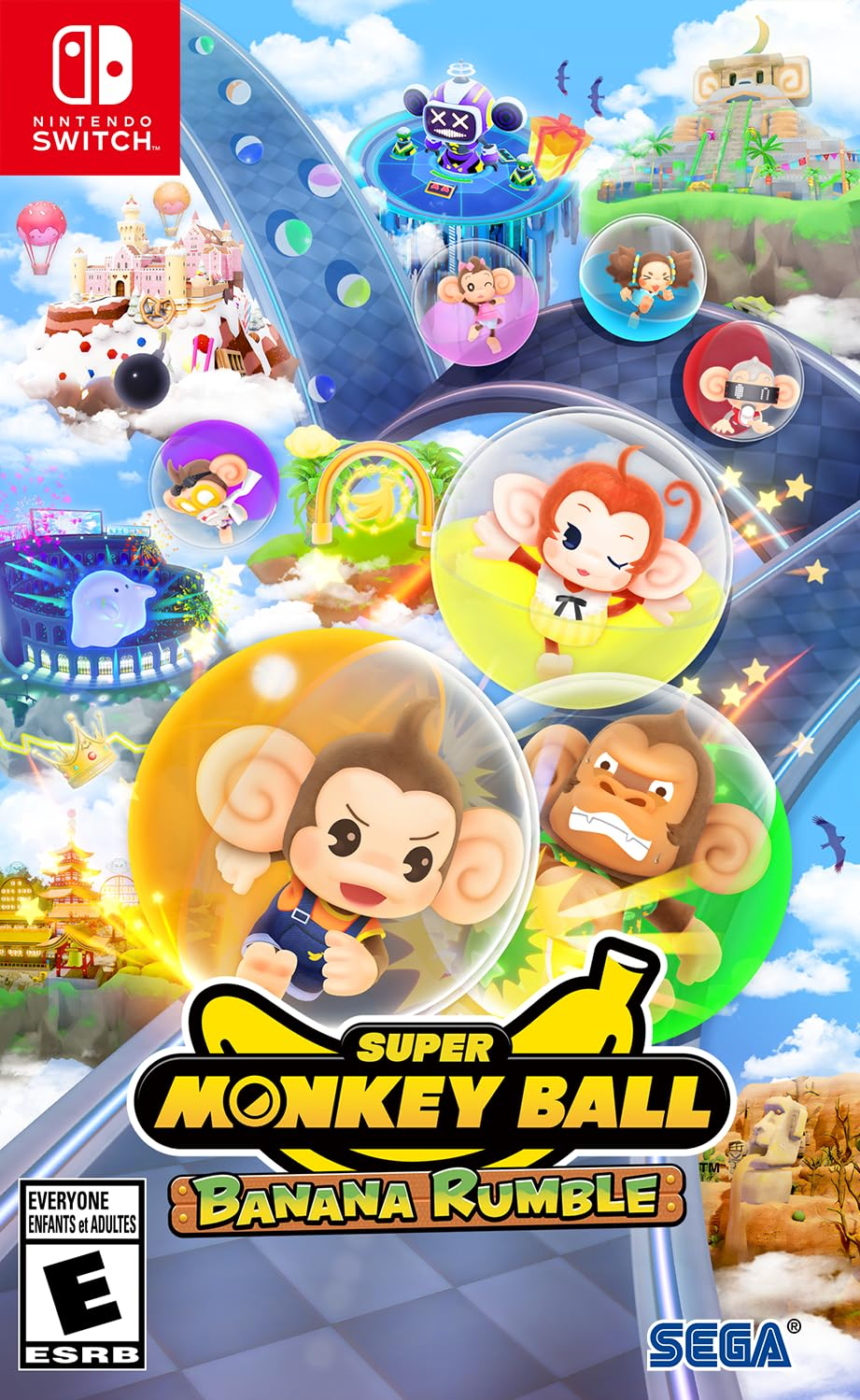 Nintendo, Switch Super Monkey Ball Banana Rumble with 200 Stages