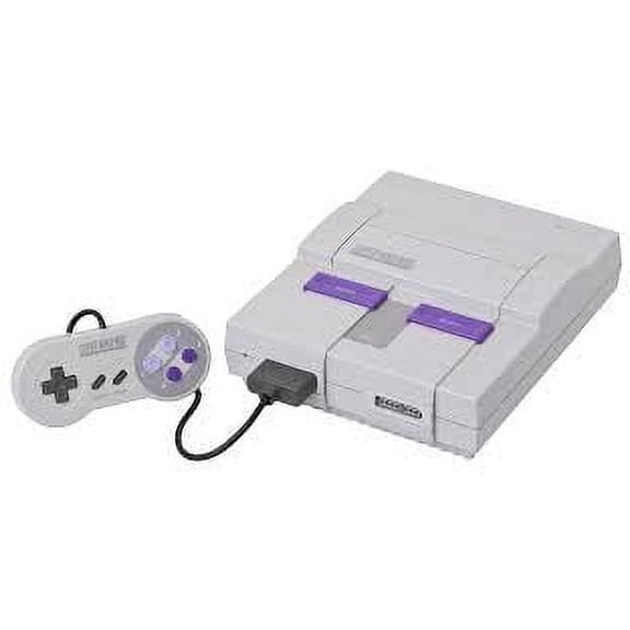 Pre-Owned Nintendo, Super Nintendo SNES, 2 players, Entertainment System Console, Gray