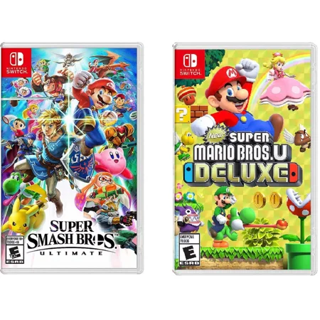 Nintendo Super Smash Bros. Ultimate Bundle with New Super Mario Bros. U Deluxe