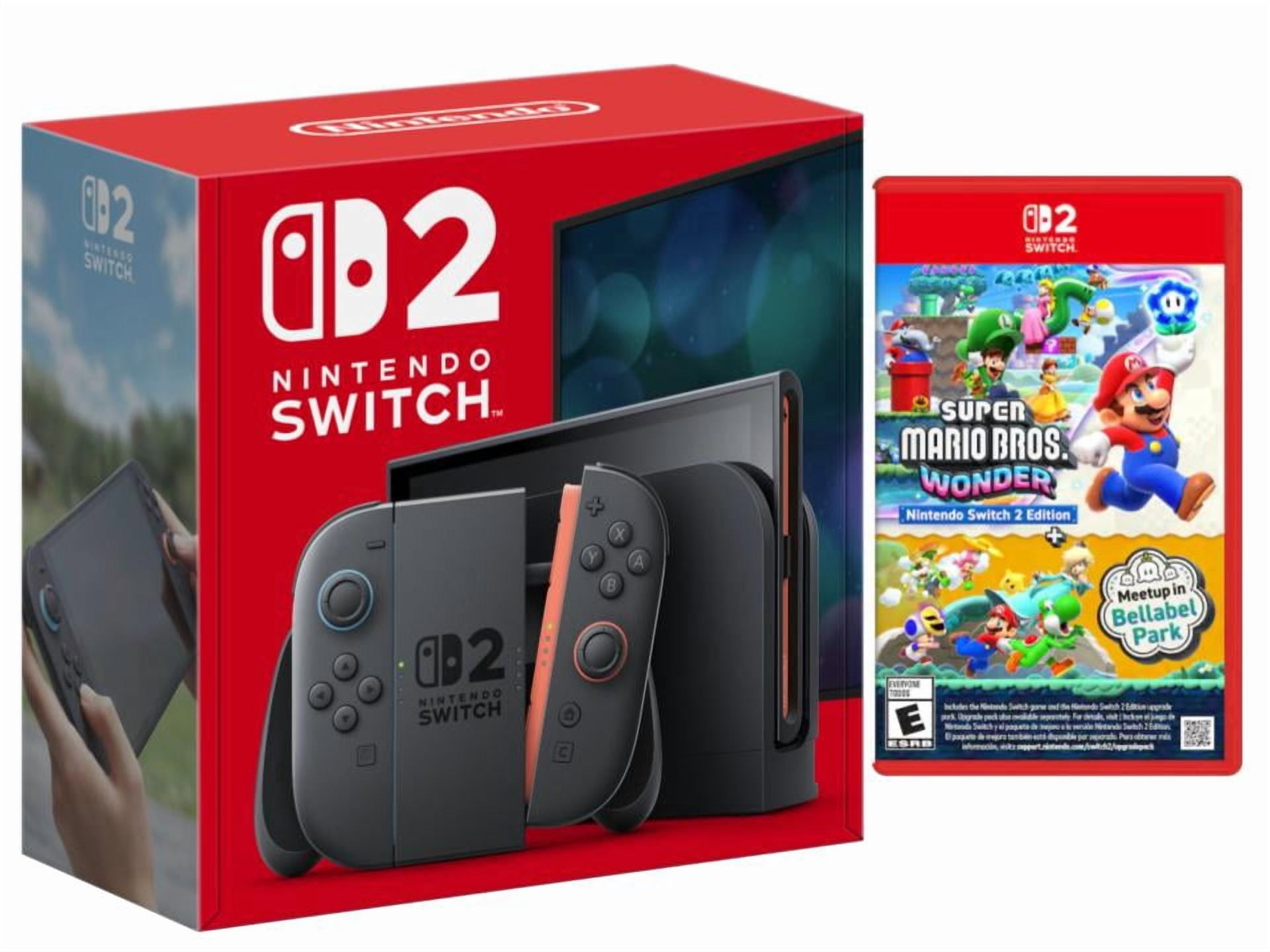 Nintendo Switch 2 Bundle with Super Mario Bros. Wonder Switch 2 Edition Plus Meetup in Bellabel Park