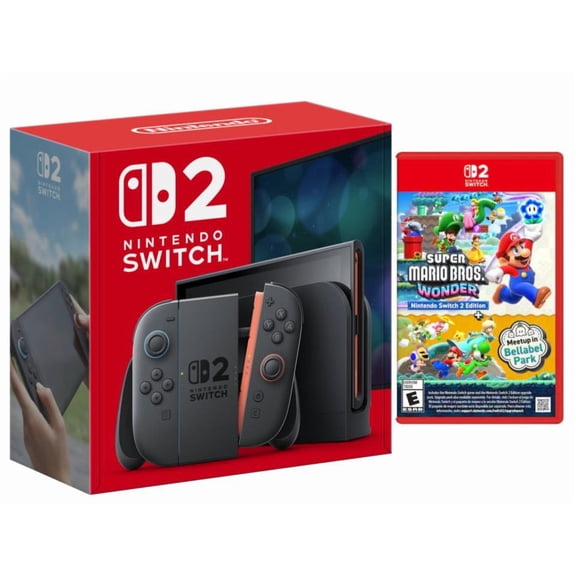 Nintendo Switch 2 Bundle with Super Mario Bros. Wonder Switch 2 Edition Plus Meetup in Bellabel Park