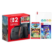 Nintendo Switch 2 Choose Your Game Bundle 256GB 7.9-Inch 1080P Screen, Joy-Con 2 with Mouse Sensor, Dock, with Mario + Rabbids Sparks of Hope NS1 Game And Mytrix Joystick Caps & Screen Protector