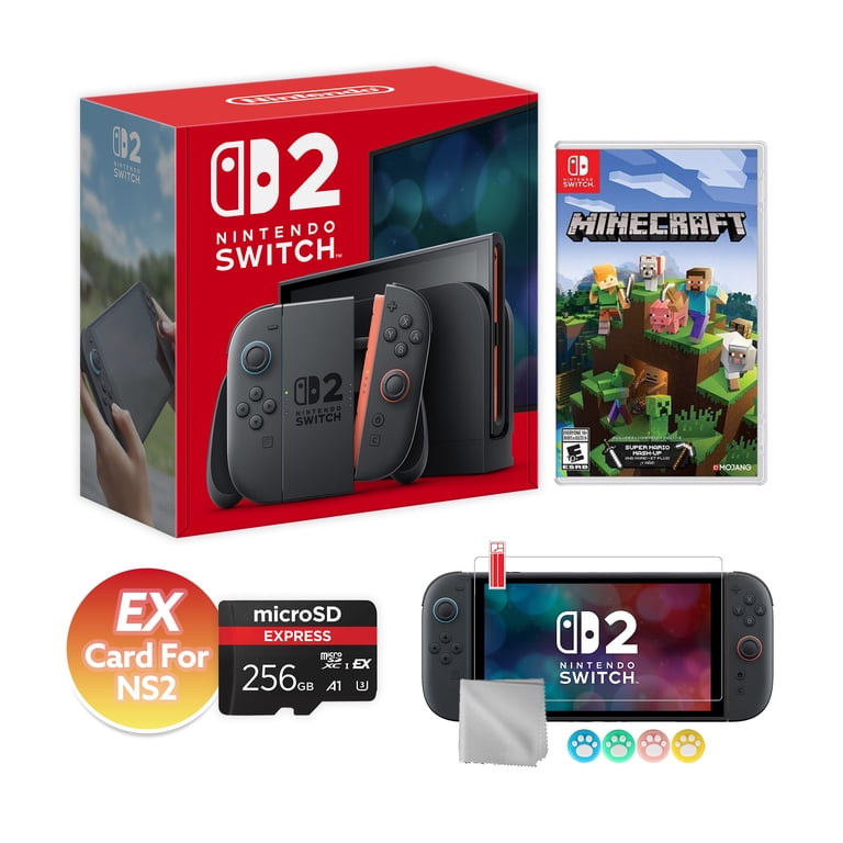 【Nintendo Switch】+ソフト、Joy-Con、microSDなど Nintendo Switch 2 Console 256GB + 256GB MicroSD EX Card For NS2
