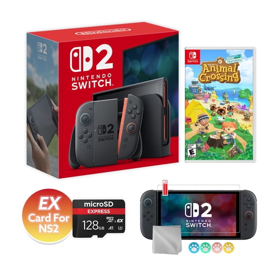 Nintendo Switch 2 Console 256GB 7.9-Inch 1080P HDR Touch Screen, Joy-Con 2 with Mouse Sensor, Dock, with Animal Crossing: New Horizons And Mytrix Accessories