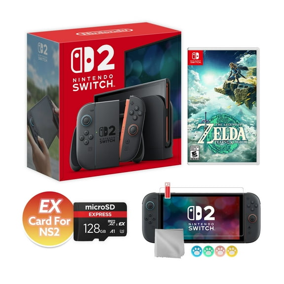 Nintendo Switch 2 Console 256GB 7.9-Inch 1080P HDR Touch Screen, Joy-Con 2 with Mouse Sensor, Dock, with The Legend of Zelda: Tears of the Kingdom And Mytrix Accessories