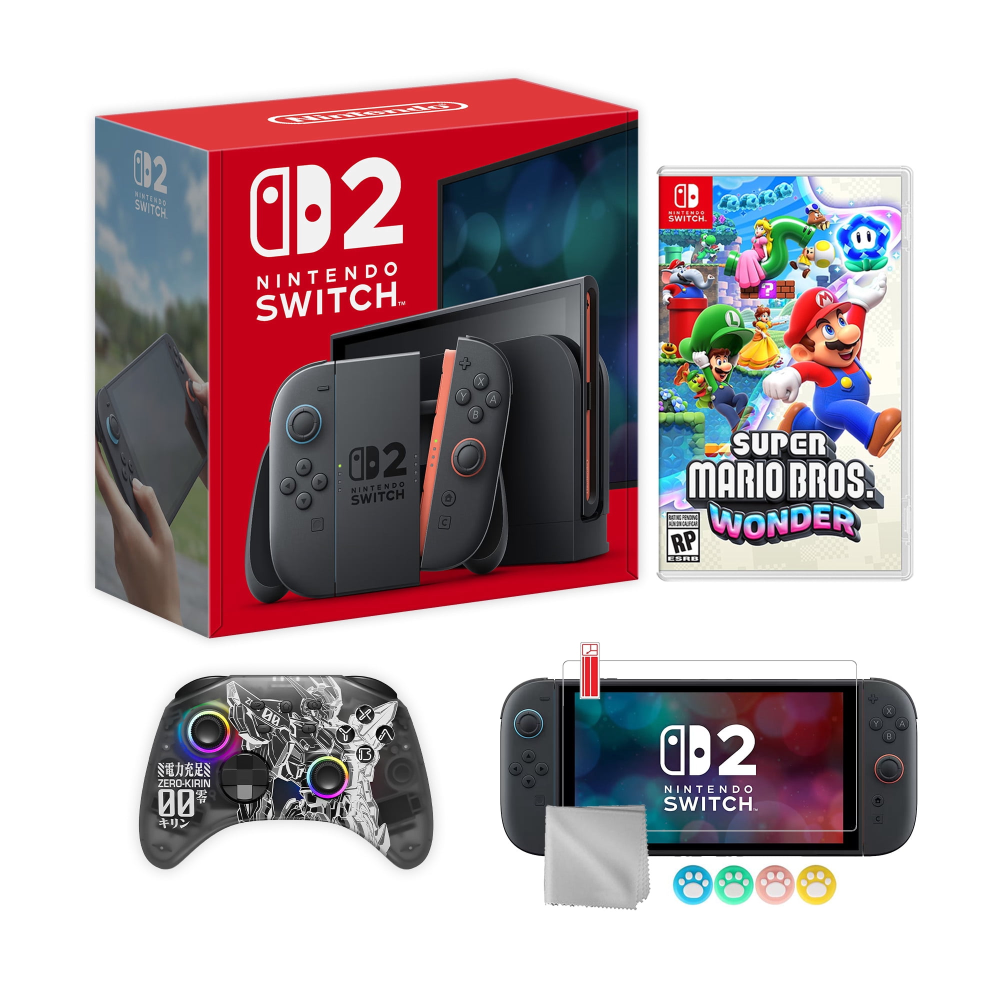 Nintendo Switch 2 Console 256GB 7.9-Inch 1080P HDR Touch Screen