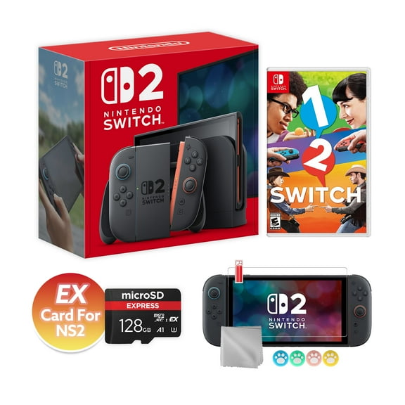 Nintendo Switch 2 Console 256GB 7.9-Inch 1080P HDR Touch Screen, Joy-Con 2 with Mouse Sensor, Dock, with 1-2 Switch And Mytrix Accessories