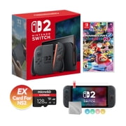 Nintendo Switch 2 Console 256GB 7.9-Inch 1080P HDR Touch Screen, Joy-Con 2 with Mouse Sensor, Dock, with Mario Kart 8 Deluxe And Mytrix Accessories