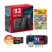 Nintendo Switch 2 Console 256GB 7.9-Inch 1080P HDR Touch Screen, Joy-Con 2 with Mouse Sensor, Dock, with Super Mario Maker 2 And Mytrix Accessories