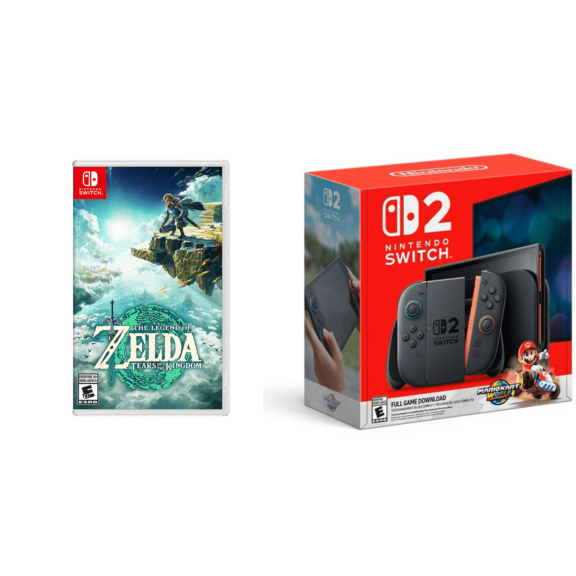 Nintendo Switch 2 Console Bundle – Mario Kart World & The Legend