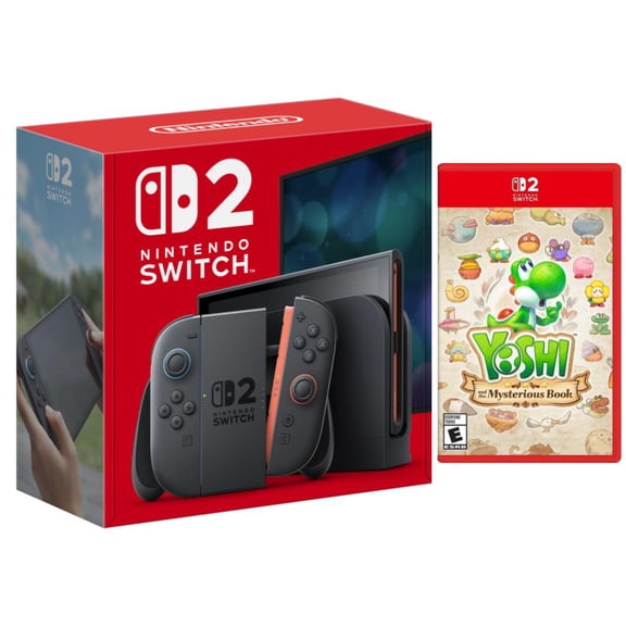 Nintendo Switch 2 Console Bundle with Yoshi and the Mysterious Book