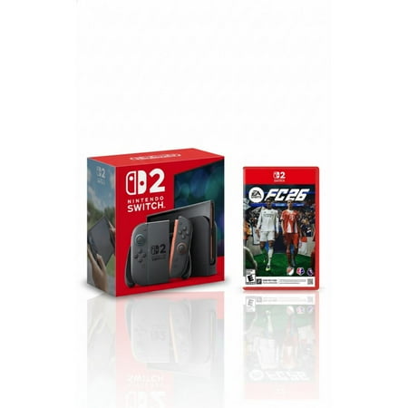 Nintendo Switch 2 Console + EA SPORTS FC 26 Nintendo Switch 2 - For Nintendo Switch 2 - Rated E (Everyone) - Sports Game