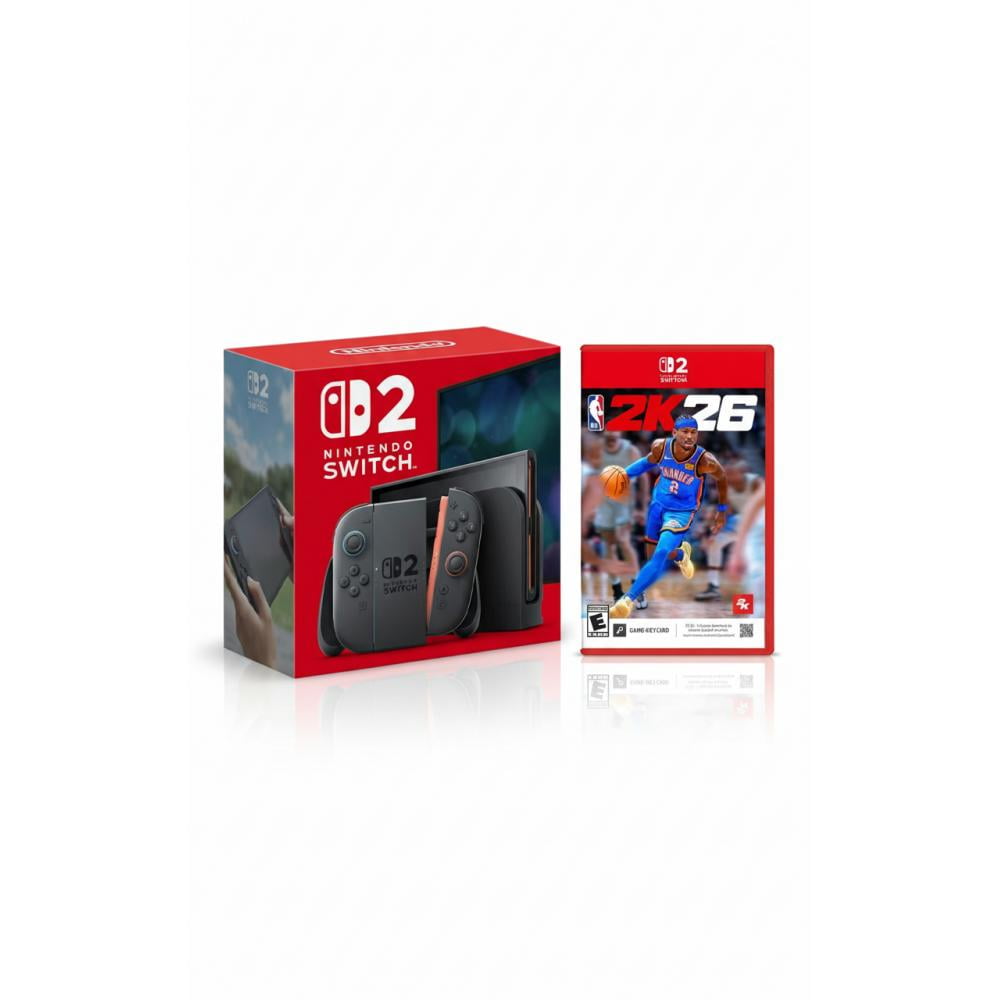 Nintendo Switch 2 Console + NBA 2K26 Nintendo Switch 2 - For Nintendo Switch 2 - Rated E (Everyone) - Sports Game