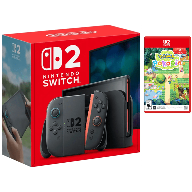 Nintendo Switch Peko Nintendo Switch 2 Console and Pokemon Pokopia Game Bundle