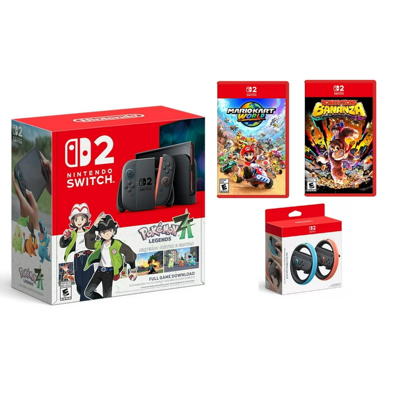 Nintendo Switch 2 Console with Mario Kart World, Donkey Kong