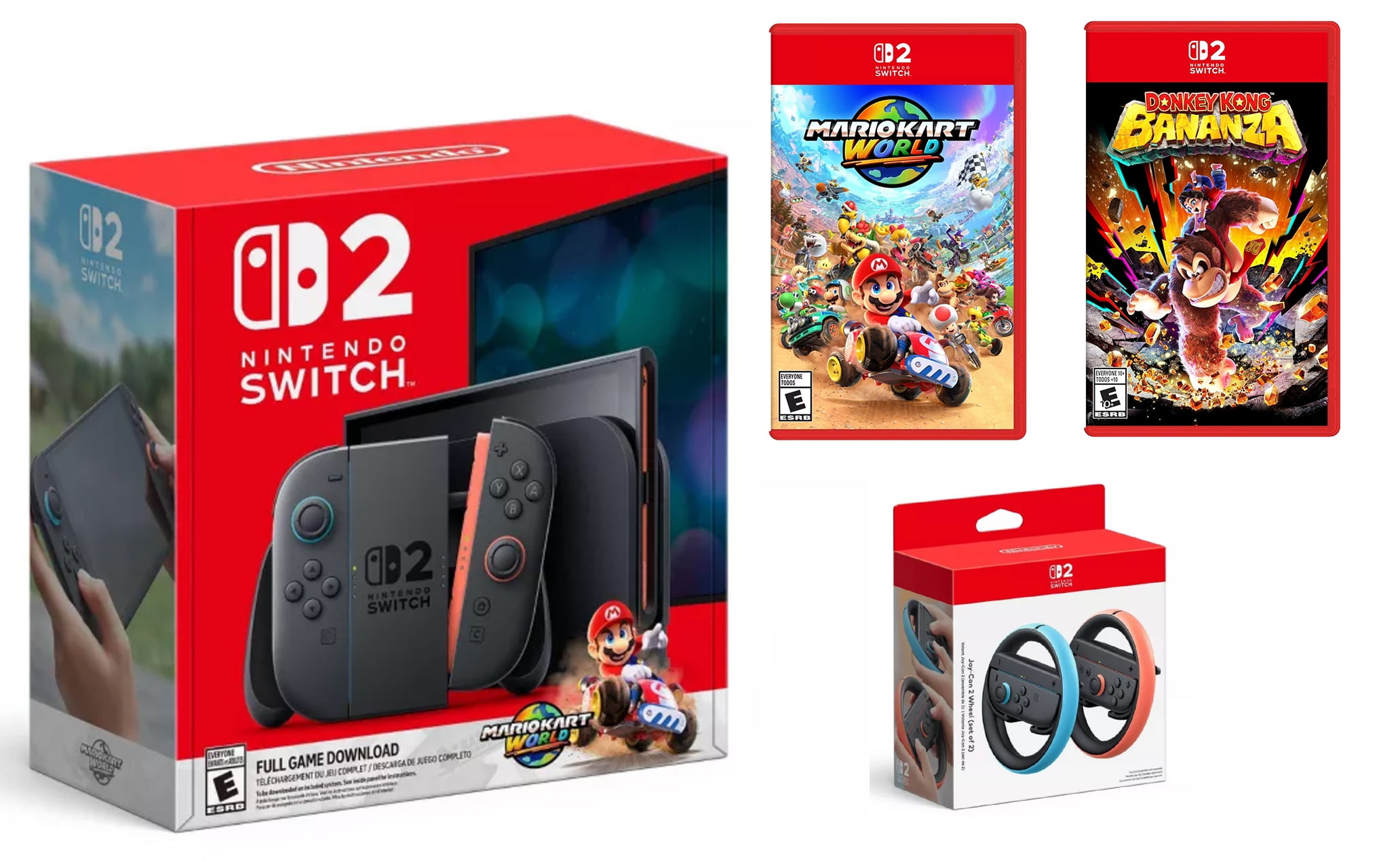 Nintendo Switch 2 マリオ Nintendo Switch 2 Console with Mario Kart World, Donkey Kong