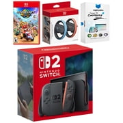 Nintendo Switch 2 Console with Mario Kart World, Joy Con Wheel and MightySkins Code Bundle