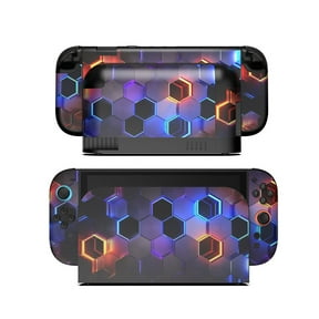 Removable Vinyl Skin for Nintendo Switch 2, Stylish Horn Grip Scratch Resistant Decal for Game Console Accessories