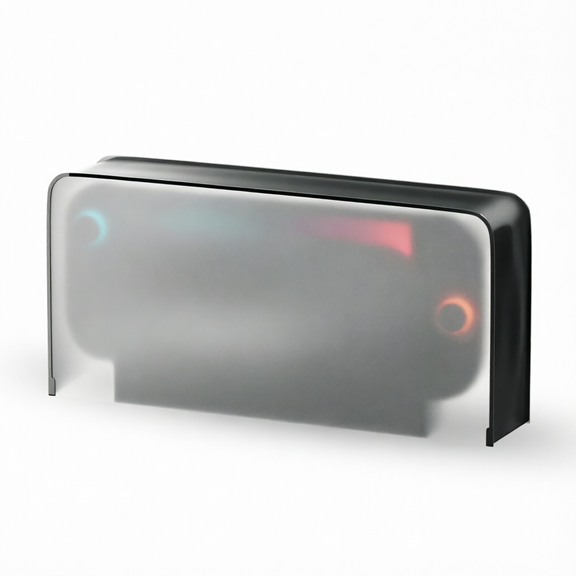 Nintendo Switch 2 Dock Dust Cover Matte PVC Protective Sleeve Dustproof Moisture-Proof Scratch Resistant Case with Cable Cutout Foldable Game Console Dock Protector Black Gaming Accessory