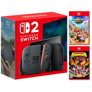 Nintendo Switch 2 Gaming Console with Mario Kart World and Donkey Kong Bananza Bundle