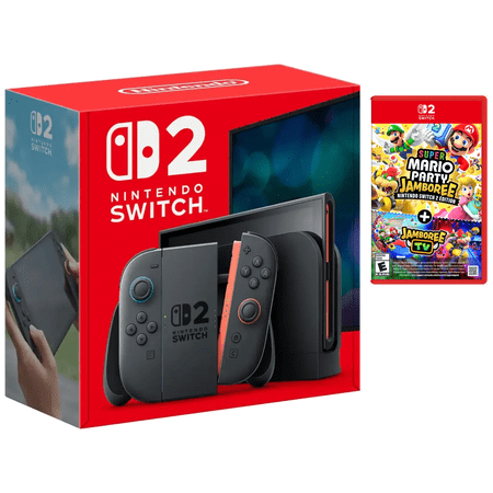 Nintendo Switch 2 Gaming Console with Super Mario Party Jamboree Bundle