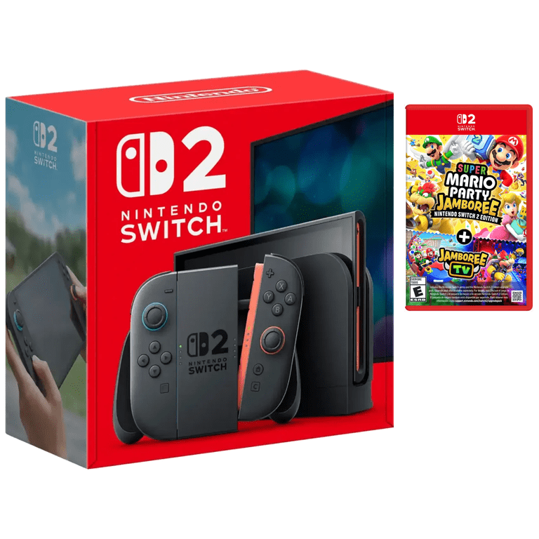 Nintendo Switch 2 Gaming Console with Super Mario Party Jamboree
