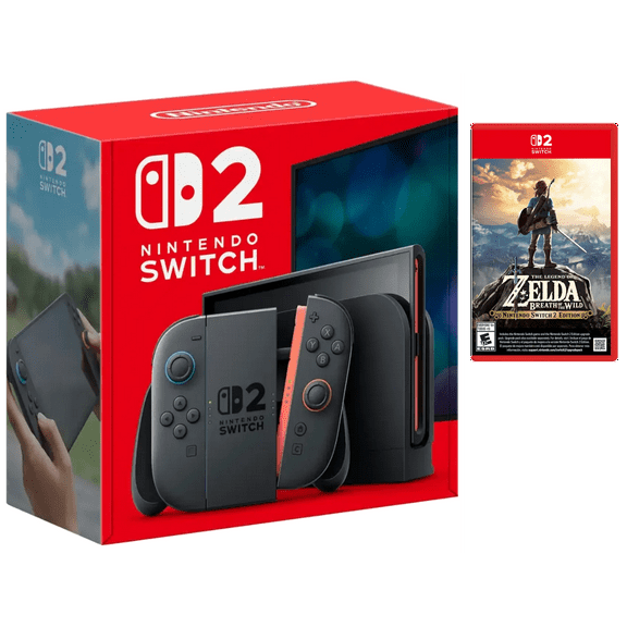 Nintendo Switch 2 Gaming Console with The Legend of Zelda: Breath of The Wild