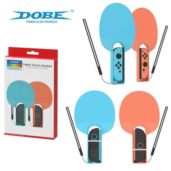 Nintendo Switch 2 Joy-Con Ping Pong Paddles (2-Pack) - Universal for Switch OLED Mini Controllers, Ergonomic Table Tennis Racket for Sports Games, Anti-Slip Grip for Realistic Gameplay