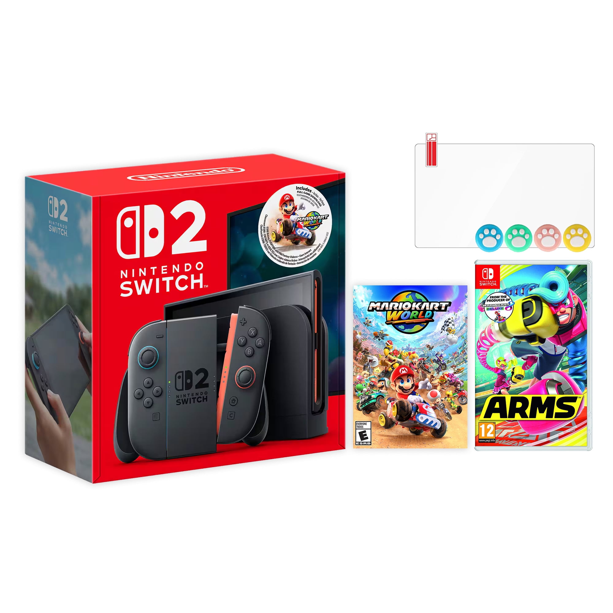 Nintendo Switch 2 Mario Kart World Bundle 256GB 7.9-Inch 1080P