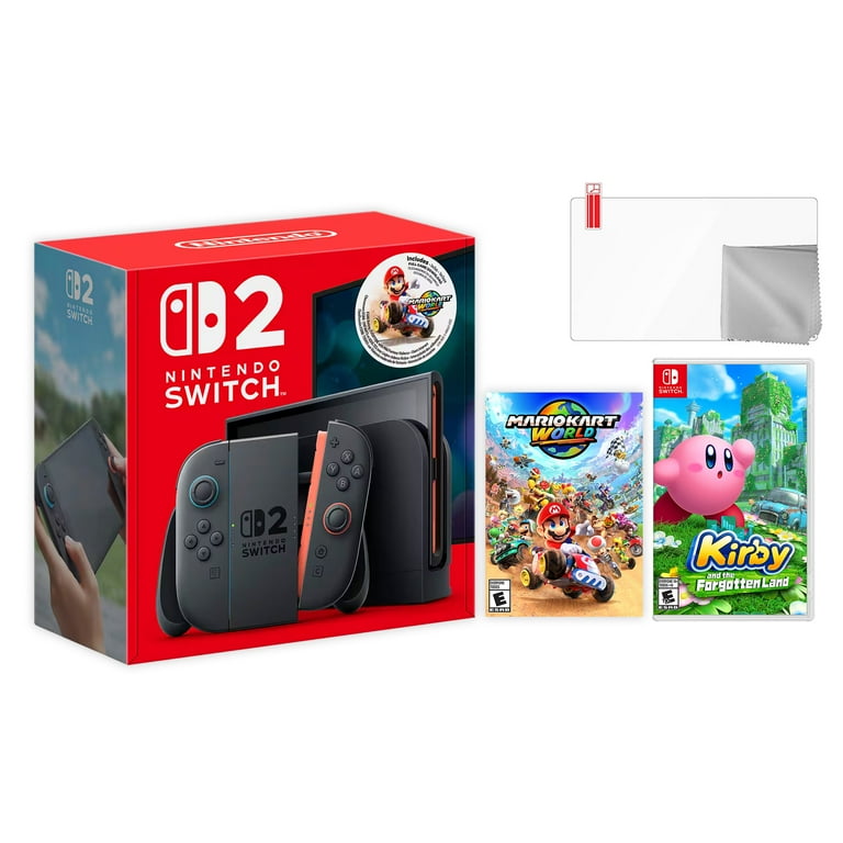 Nintendo Switch 2 Mario Kart World Bundle 256GB 7.9-Inch