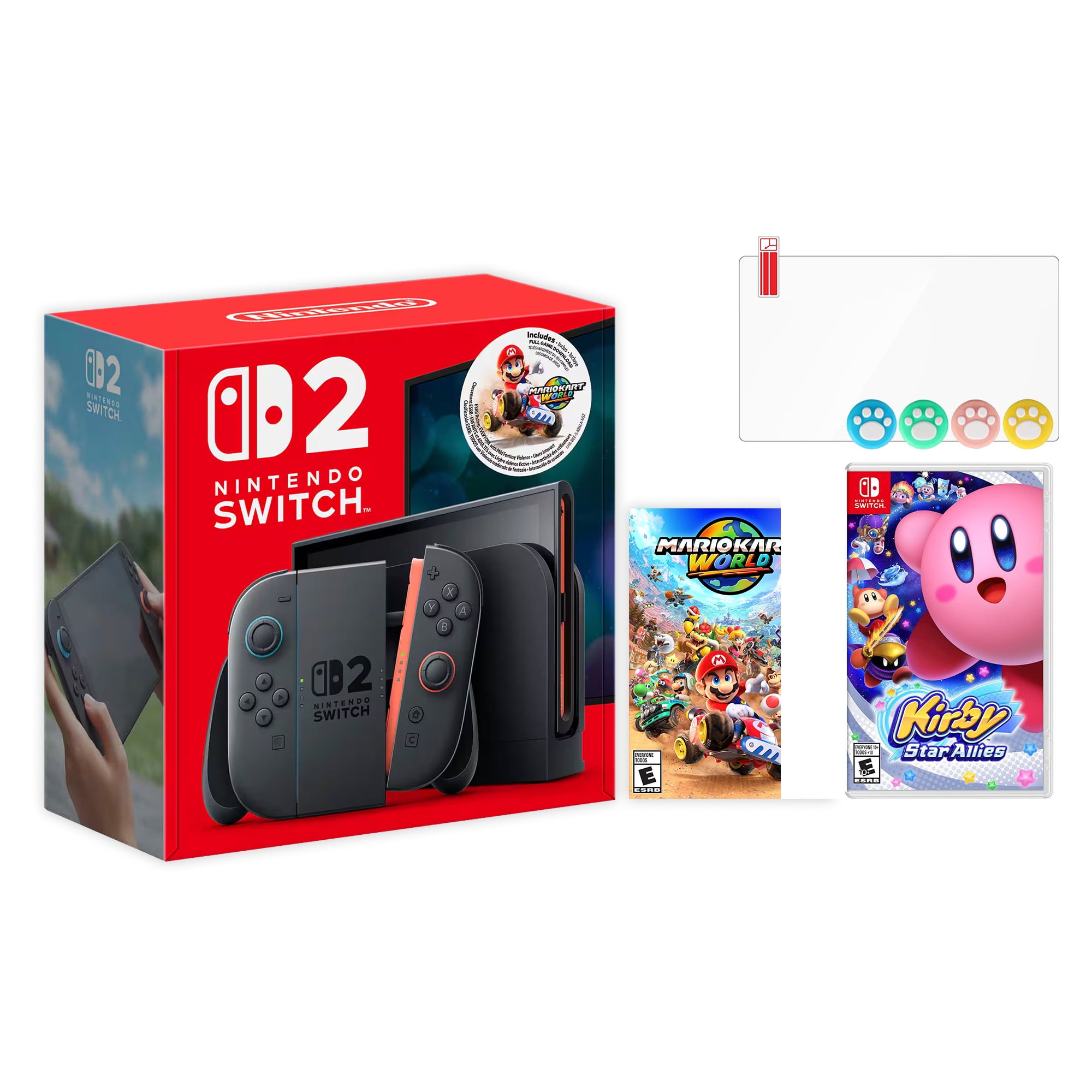 Nintendo Switch 2 Mario Kart World Bundle 256GB 7.9-Inch 1080P