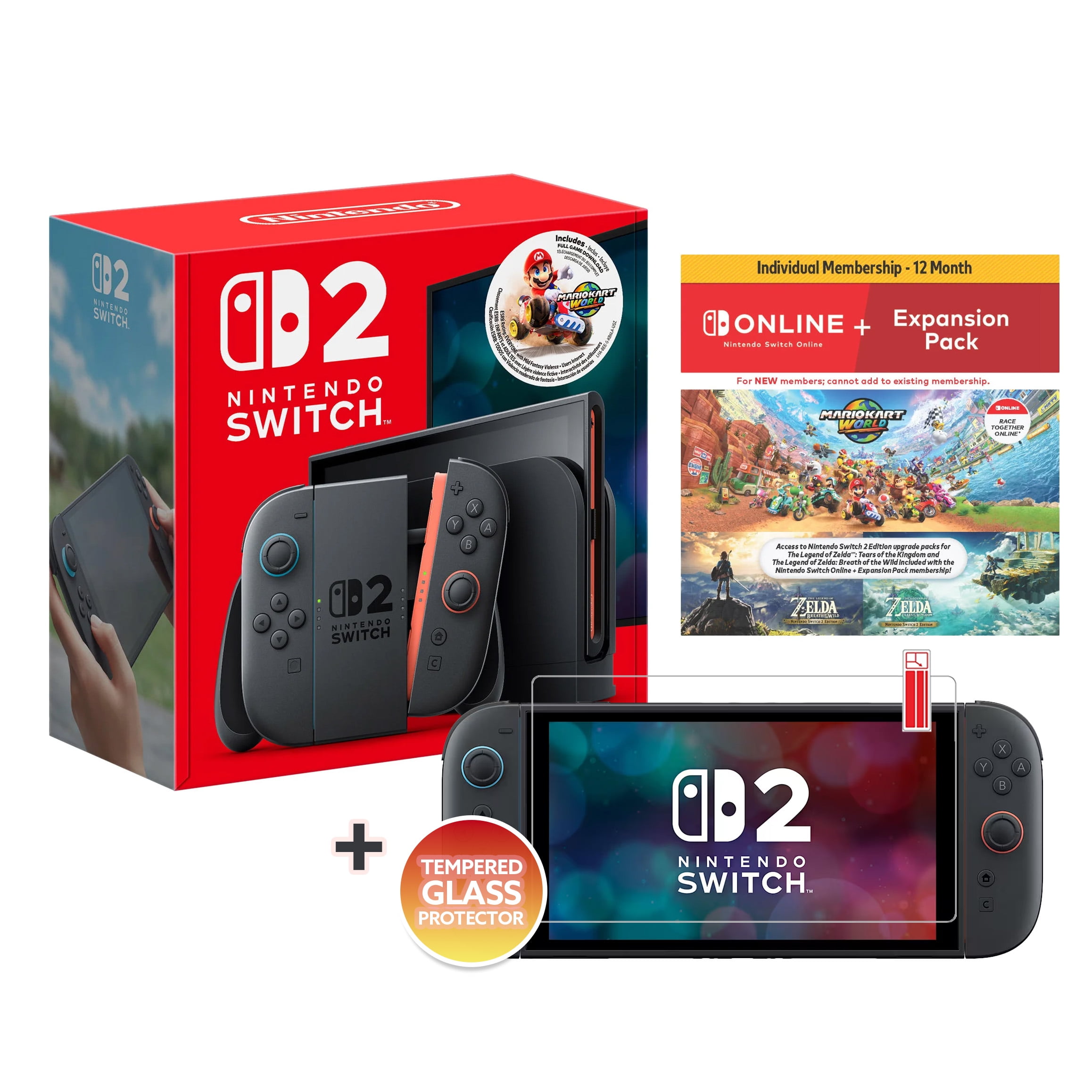 Nintendo Switch MARIOKART WORLD Nintendo Switch Mario Kart World for Switch 2 and The Legend of Zelda Breath of