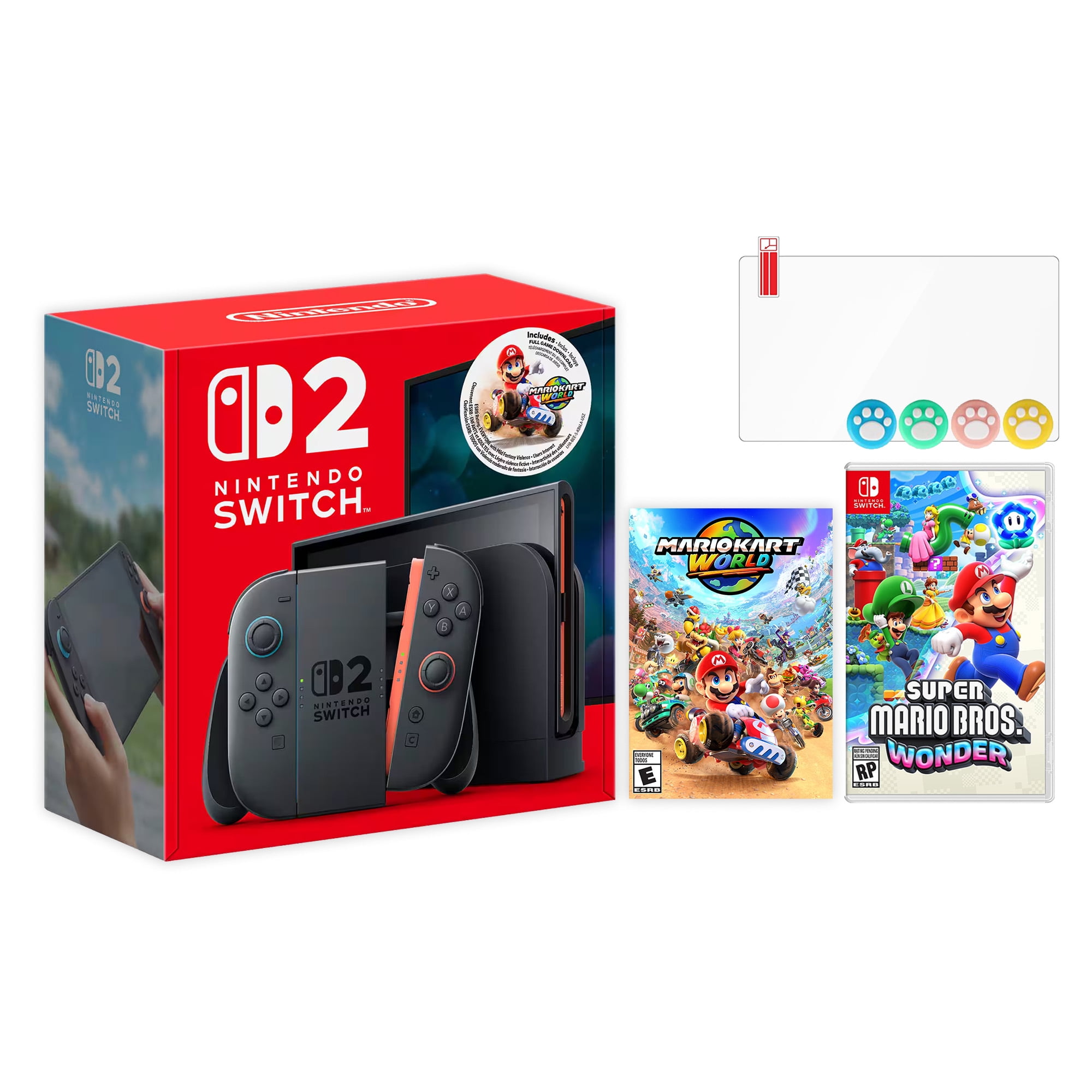 Nintendo Switch 2 Mario Kart World Bundle 256GB 7.9-Inch